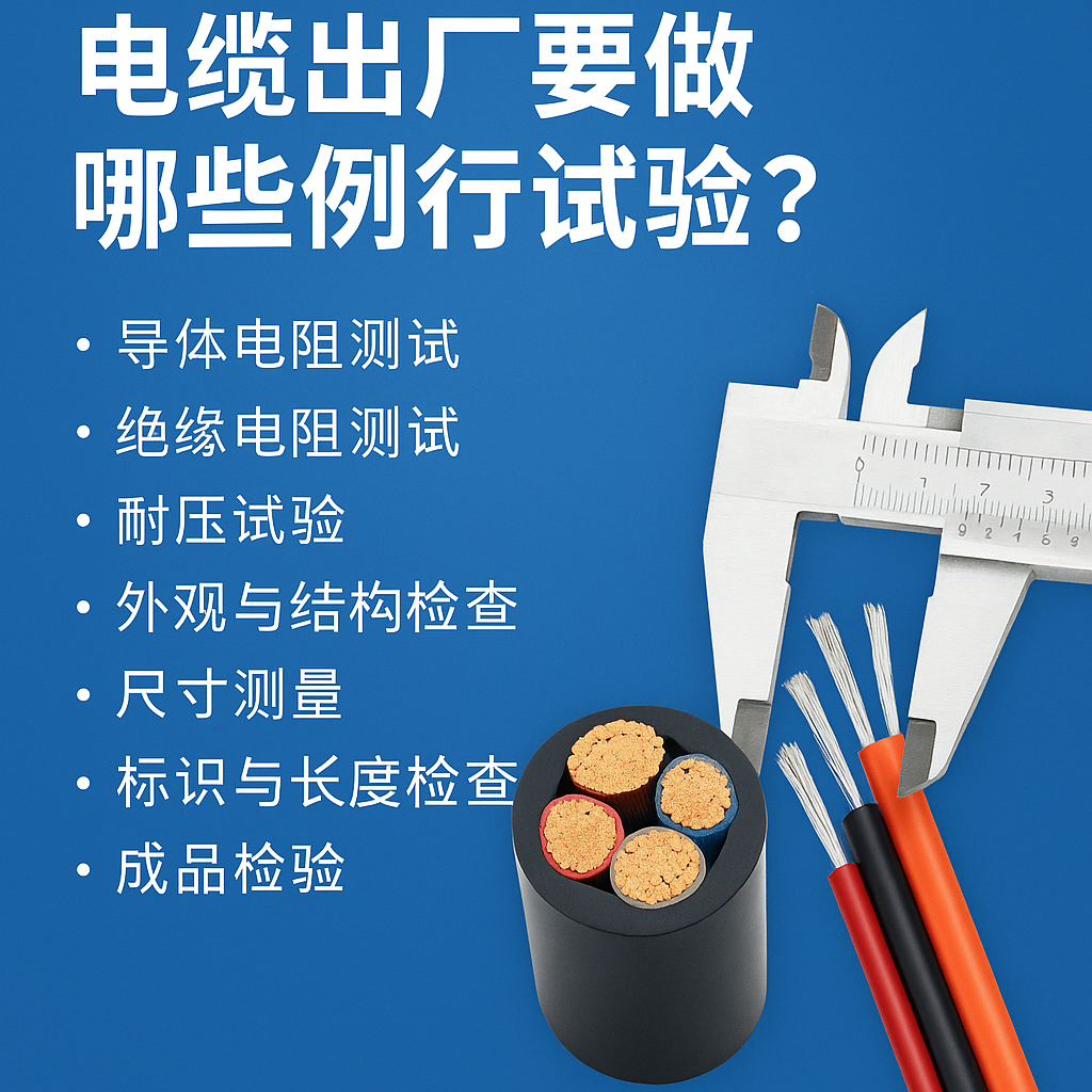 电缆出厂要做哪些例行试验？一文讲清最关键的7项检测