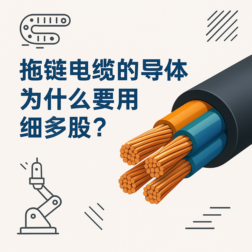 拖链电缆的导体为什么要用细多股？