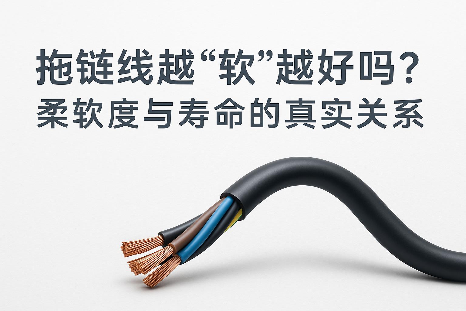 拖链线越“软”越好吗？柔软杜纂寿命的真实关系